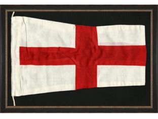 Nautical Flag #8 22.5W x 15.5H