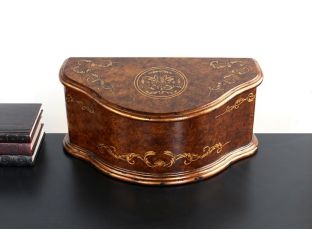 Polished Burlwood Keepsake Box