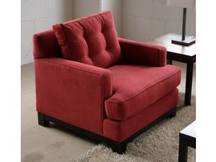 Light Raspberry Contemporary Club Chair