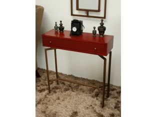 Mitchell Gold Ming Red Lacquer Chest