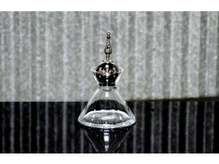 Small Nickel Finial Decanter