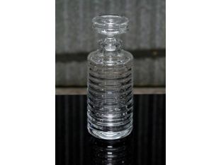Tall Ribbed Decanter