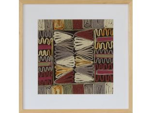 Burgundy Embroidery 4 20W X 20H - Cleared Decor