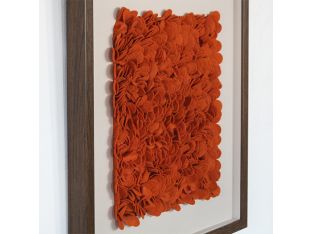 Chili Pepper Textural Abstract 24W X 24H