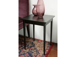 Adams End Table in Ebony Finish