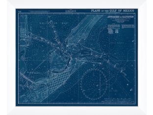 Approaches to Galveston 45W x 37H