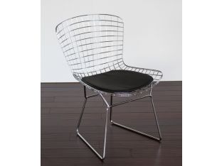 Bertoia Style Chrome Wire Side Chair
